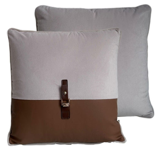 Atmacha Home & Living Cushion 45x45 cm / Assorted PAUL MONEYPENNY BUCKLE CUSHION  NEUTRAL 45x45 cm