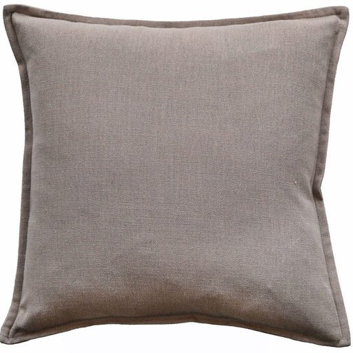 Atmacha Home & Living Cushion 45x45 cm / Assorted POLY LINEN MIX WITH FLANGE TAUPE45 X 45 45x45 cm