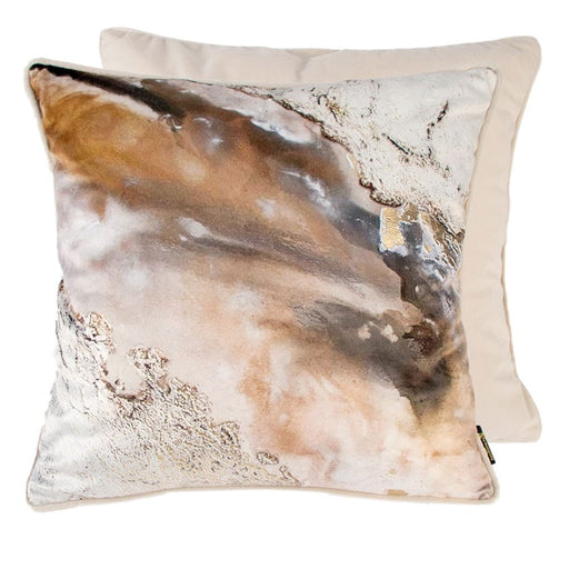 Atmacha Home & Living Cushion 45x45 cm / Assorted PRINTED CUSHION SPILT CARAMEL 45x45 cm