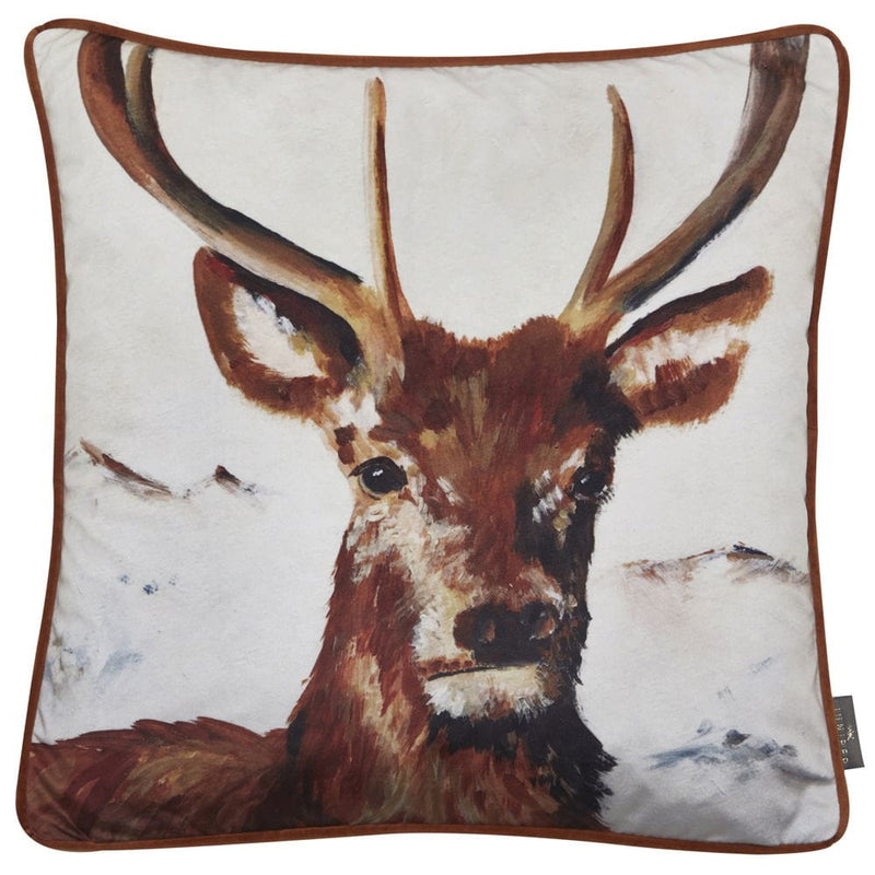 Atmacha Home & Living Cushion 45x45 cm / Assorted PRINTED STAG ON VELVET 45x45 cm