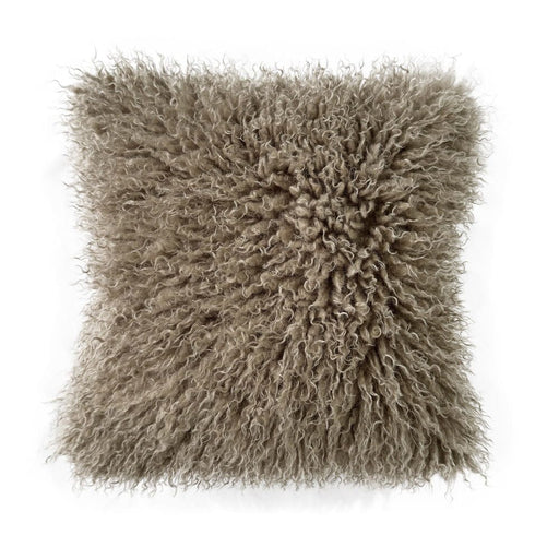 Atmacha Home & Living Cushion 45x45 cm / Assorted TEXTURED FAUX MONGOLIAN FUR CUSHION  SAND 45 45x45 cm
