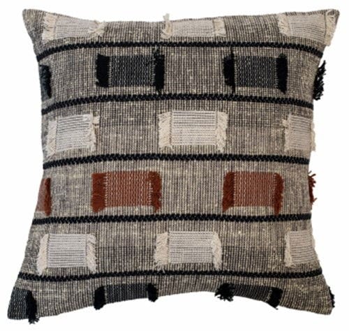 Atmacha Home & Living Cushion 45x45 cm / Assorted TEXTURED WOVEN BROKEN LINES CUSHION 45x45 cm