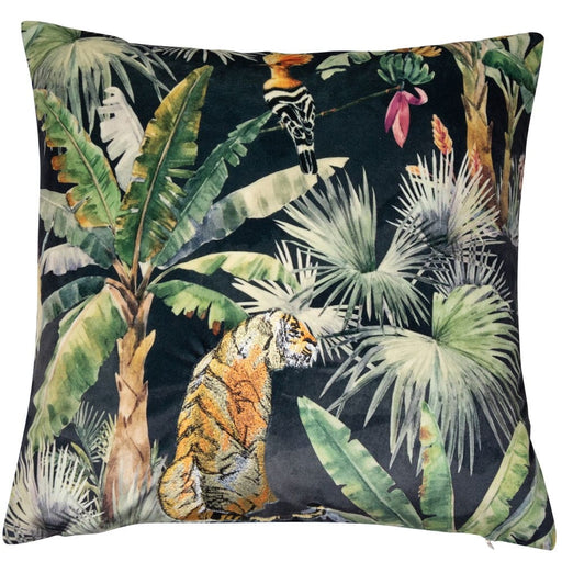 Atmacha Home & Living Cushion 45x45 cm / Assorted VELVET PRINT WITH EMB TIGER 45x45 cm