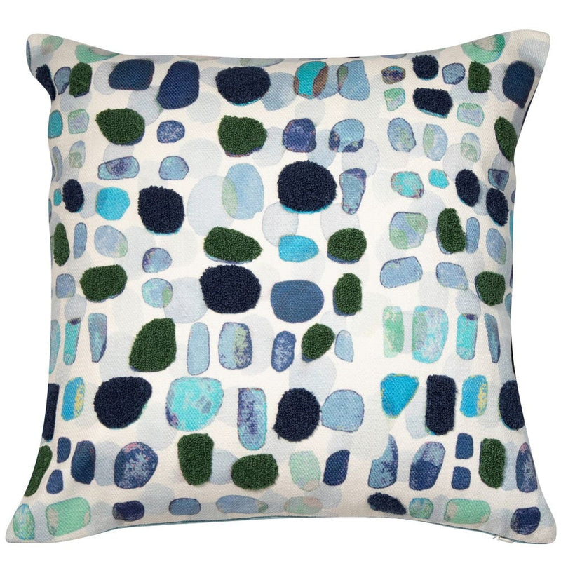 Atmacha Home & Living Cushion 45x45 cm / Blue BLUE RAISED PEBBLES Blue / 45x45 cm