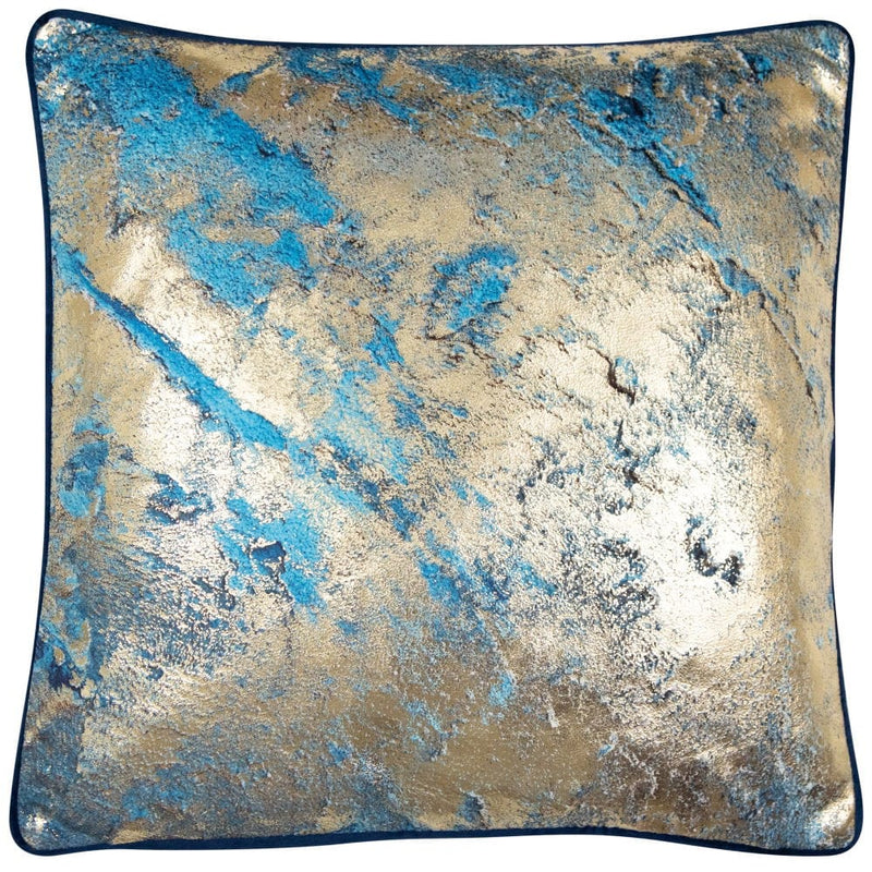 Atmacha Home & Living Cushion 45x45 cm / Blue PRINTED LIGHT BLUE W. GOLD FOIL Blue / 45x45 cm