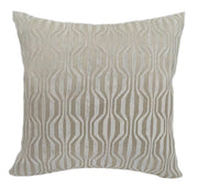 Atmacha Home & Living Cushion 45x45 cm / Ivory CUT VELVET HILLS AND VALLEYS IVORY / 45x45 cm