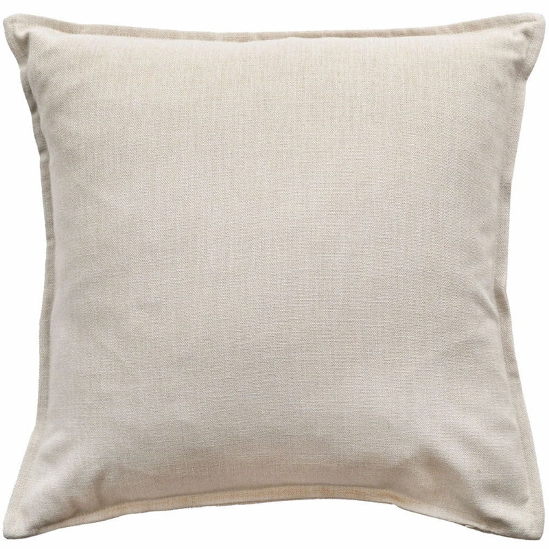 Atmacha Home & Living Cushion 45x45 cm / Ivory POLY LINEN MIX WITH FLANGE IVORY / 45x45 cm