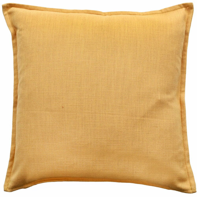 Atmacha Home & Living Cushion 45x45 cm / Mustard POLY LINEN MIX WITH FLANGE MUSTARD / 45x45 cm
