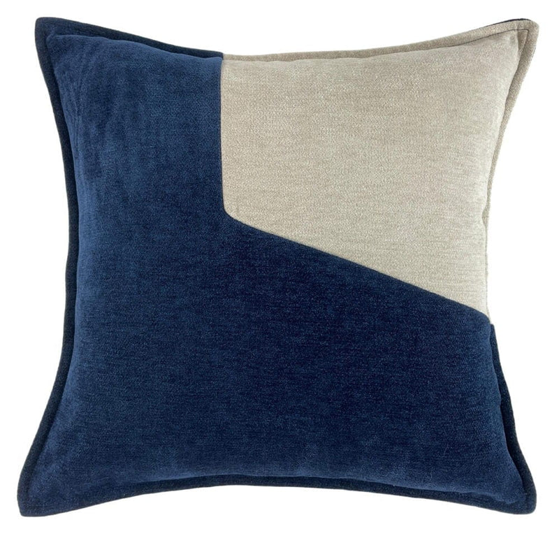 Atmacha Home & Living Cushion 45x45 cm / Navy AN ANGLE DESIGN NAVY AND CREAM Navy / 45x45 cm