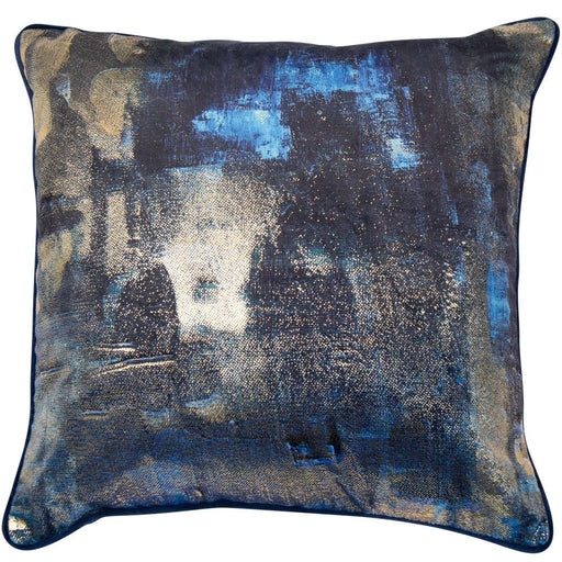 Atmacha Home & Living Cushion 45x45 cm / Navy NAVY GOLD ABSTRACT PRINT Navy / 45x45 cm