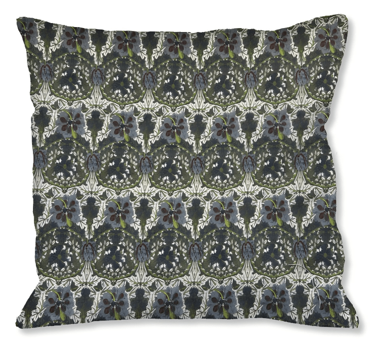 Atmacha Home & Living Cushion 45x45 cm / Olive PRETTY OLIVE MOODY PRINTED Olive / 45x45 cm