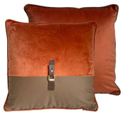 Atmacha Home & Living Cushion 45x45 cm / Orange PAUL MONEYPENNY BUCKLE CUSHION ORANGE / 45x45 cm