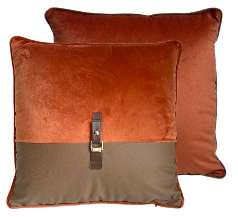 Atmacha Home & Living Cushion 45x45 cm / Orange PAUL MONEYPENNY BUCKLE CUSHION ORANGE / 45x45 cm
