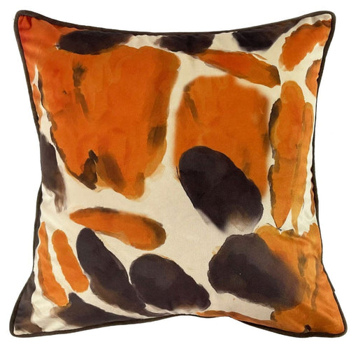 Atmacha Home & Living Cushion 45x45 cm / Orange PAUL MONEYPENNY CHOC/ORANGE ABSTRACT DES Orange / 45x45 cm