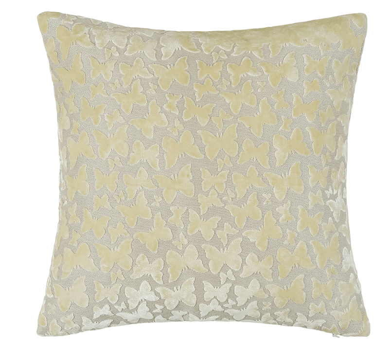 Atmacha Home & Living Cushion 50 x 50 Cut Velvet Butterfly Buttercup Velv Rev Cushion