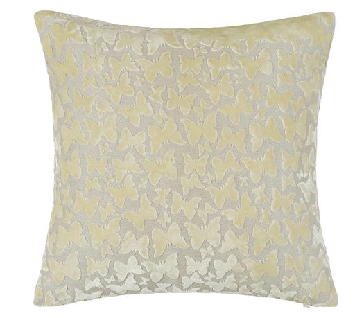 Atmacha Home & Living Cushion 50 x 50 Cut Velvet Butterfly Buttercup Velv Rev Cushion