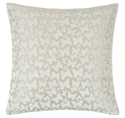 Atmacha Home & Living Cushion 50 x 50 Cut Velvet Butterfly Ivory Velv Rev Cushion