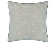 Atmacha Home & Living Cushion 50 x 50 Cut Velvet Floral Baby Blue Rev Cushion
