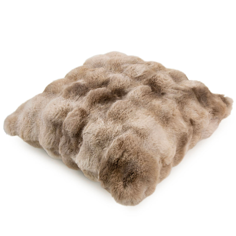 Atmacha Home & Living Cushion 50 x 50 Luxury Natural Textured Faux Fur Cushion