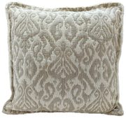 Atmacha Home & Living Cushion 50 x 50 Soft Jaquard Ikat Natural Cushion
