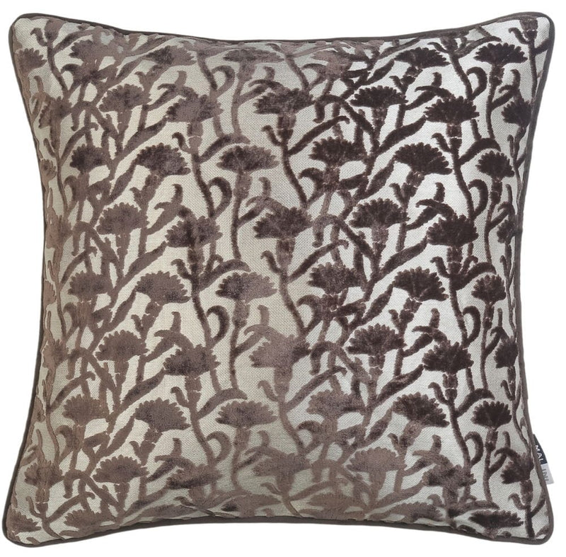 Atmacha Home & Living Cushion 50x50 cm / Assorted CUT VELVET FLORAL CHOC  REV VELV 50x50 cm