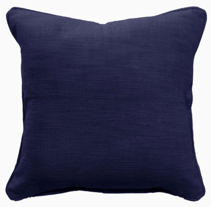 Atmacha Home & Living Cushion 50x50 cm / Assorted PLAIN SLUB TEXTURE INDIGO 50x50 cm