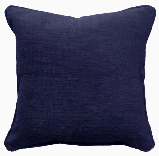 Atmacha Home & Living Cushion 50x50 cm / Assorted PLAIN SLUB TEXTURE INDIGO 50x50 cm