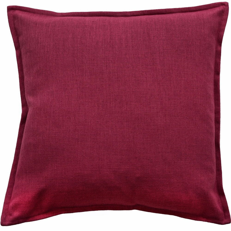 Atmacha Home & Living Cushion 50x50 cm / Assorted POLY LINEN MIX WITH FLANGE FUSCHIA 50x50 cm