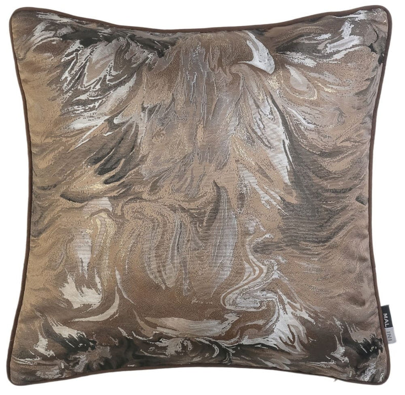 Atmacha Home & Living Cushion 50x50 cm / Assorted STROKE SPARKLE JAQ WITH VELV REV CHOC 50x50 cm