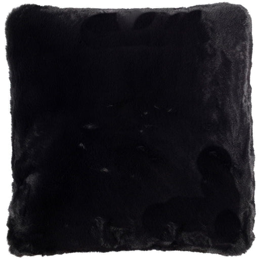 Atmacha Home & Living Cushion 50x50 cm / Black LUXURY FAUX RABBIT CUSHION BLACK / 50x50 cm