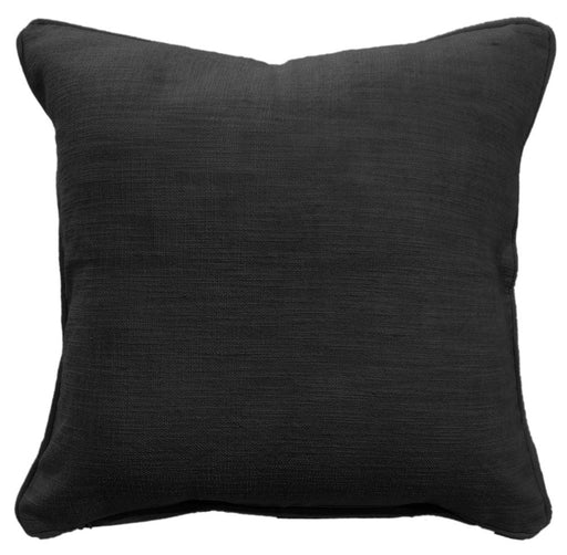 Atmacha Home & Living Cushion 50x50 cm / Black PLAIN SLUB TEXTURE BLACK / 50x50 cm