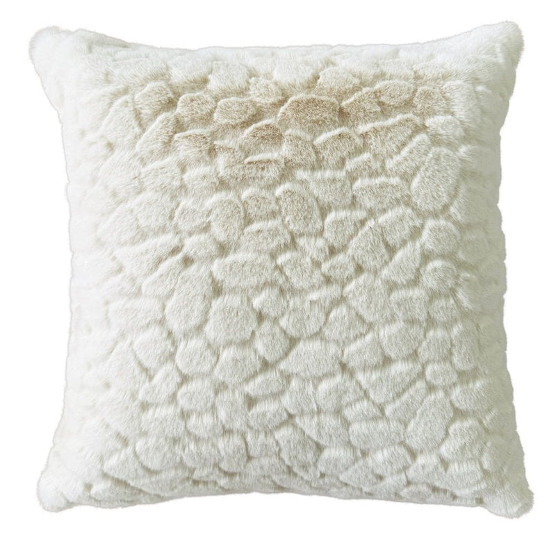Atmacha Home & Living Cushion 50x50 cm / Ivory CLOUD DESIGN FAUX FUR CUSHION  IVORY / 50x50 cm