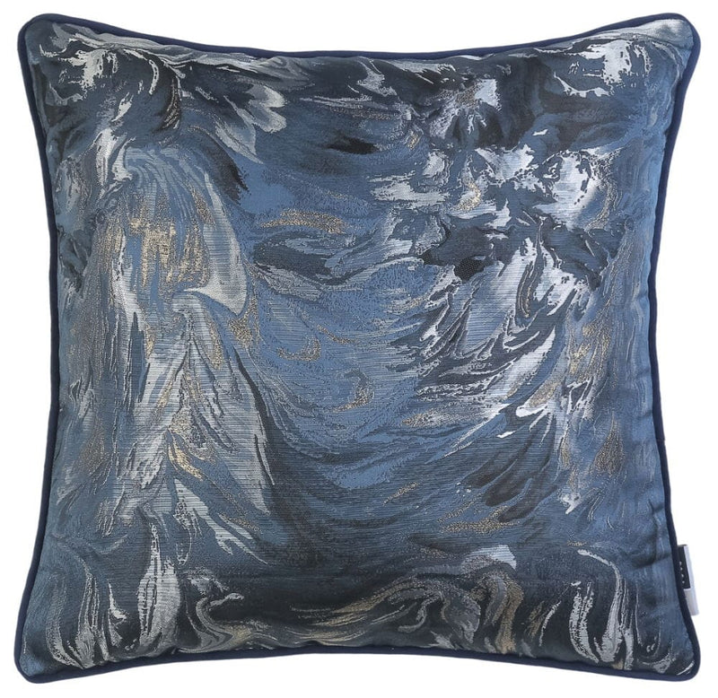 Atmacha Home & Living Cushion 50x50 cm / Navy STROKE SPARKLE JAQ WITH VELV REV NAVY / 50x50 cm
