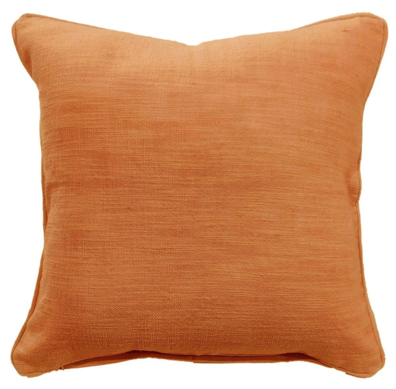 Atmacha Home & Living Cushion 50x50 cm / Orange PLAIN SLUB TEXTURE ORANGE / 50x50 cm