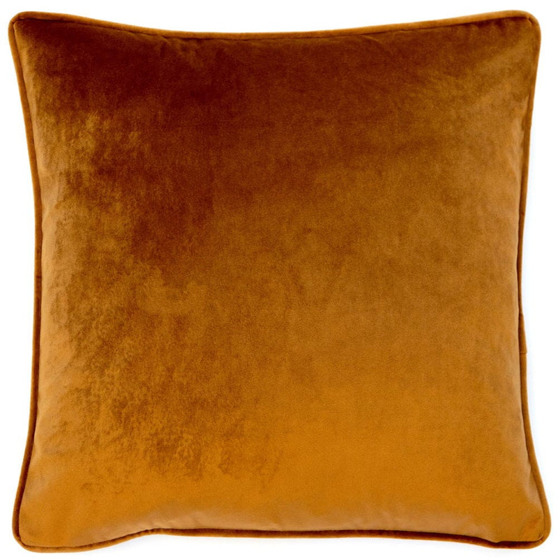 Atmacha Home & Living Cushion 50x50 cm / Tan VELVET PIPED CUSHION TAN 50X50 Tan / 50x50 cm
