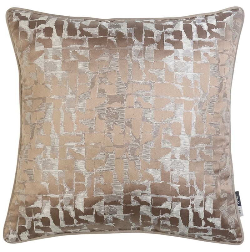 Atmacha Home & Living Cushion 50x50 cm / Taupe JAQ ABSTRACT SQUARE SATIN TAUPE / 50x50 cm