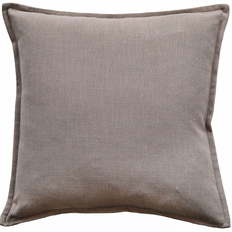 Atmacha Home & Living Cushion 50x50 cm / Taupe POLY LINEN MIX WITH FLANGE TAUPE / 50x50 cm