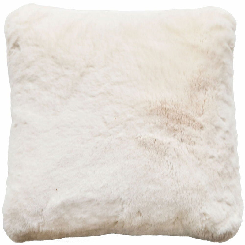 Atmacha Home & Living Cushion 50x50 cm / White LUXURY FAUX RABBIT CUSHION WHITE / 50x50 cm