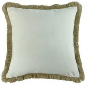 Atmacha Home & Living Cushion 56 x 56 Slub With Heavy Natural Fringe Cushion