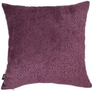 Atmacha Home & Living Cushion 56x56 cm / Assorted CUT VELVET DOTS IN AUBERGINE56 X 56 56x56 cm