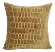 Atmacha Home & Living Cushion 56x56 cm / Assorted CUT VELVET  HONEYCOMBE  WHISKEY   56x56 cm