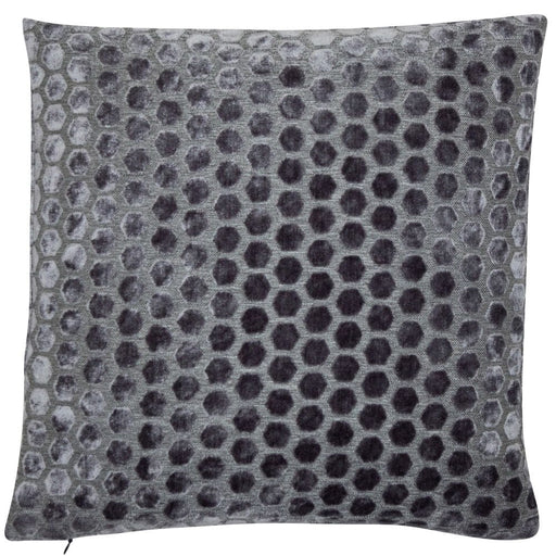 Atmacha Home & Living Cushion 56x56 cm / Assorted LARGE HEX CUT VELVET SLATE 56x56 cm