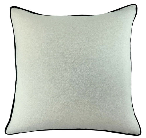 Atmacha Home & Living Cushion 56x56 cm / Assorted LGE SLUB CM  WITH BLKPIPING  AND BLK REV 56x56 cm