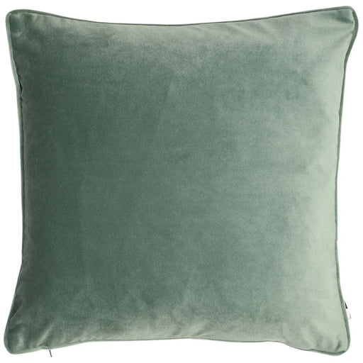 Atmacha Home & Living Cushion 56x56 cm / Assorted MATT POLY VELVET WITH PIPING EUCALPTUS 56x56 cm
