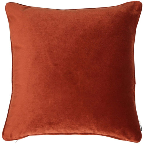 Atmacha Home & Living Cushion 56x56 cm / Assorted MATT POLY VELVET WITH PIPING PAPRIKA 56x56 cm
