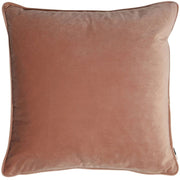 Atmacha Home & Living Cushion 56x56 cm / Assorted MATT POLY VELVET WITH PIPING PUTTY 56x56 cm