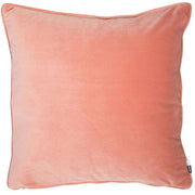 Atmacha Home & Living Cushion 56x56 cm / Assorted MATT POLY VELVET WITH PIPING ROSEWOOD 56x56 cm