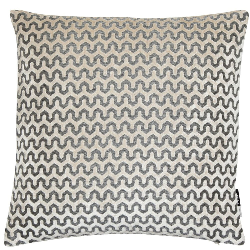 Atmacha Home & Living Cushion 56x56 cm / Cream CUT VELVET WAVE CREAM / 56x56 cm