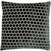 Atmacha Home & Living Cushion 56x56 cm / Green LARGE HEX CUT VELVET PINE GREEN / 56x56 cm