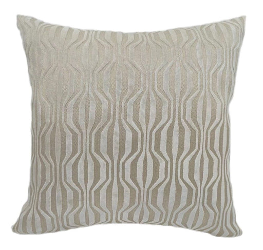 Atmacha Home & Living Cushion 56x56 cm / Ivory CUT VELVET HILLS AND VALLEYS IVORY / 56x56 cm